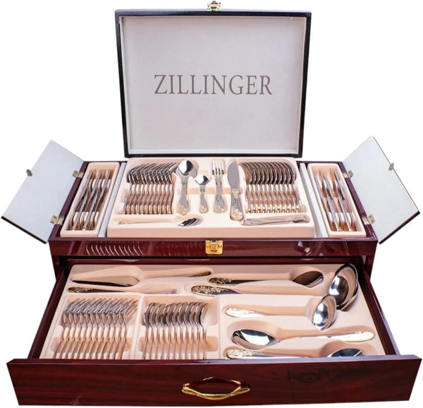 ZILLINGER 72 PCS CUTTLERY SET FLORA