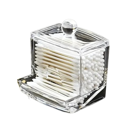 Acrylic Cotton Swab Holder. (Premium Quality)