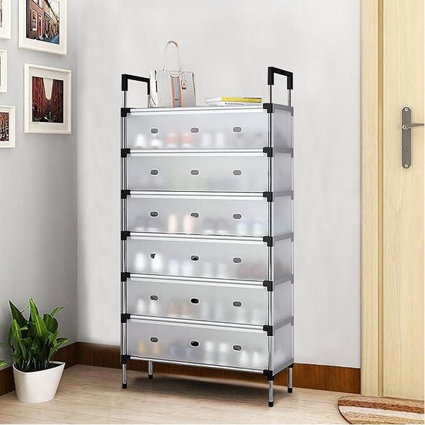 Dustproof Covered Shoe Organizer Rack (Premium Quality)