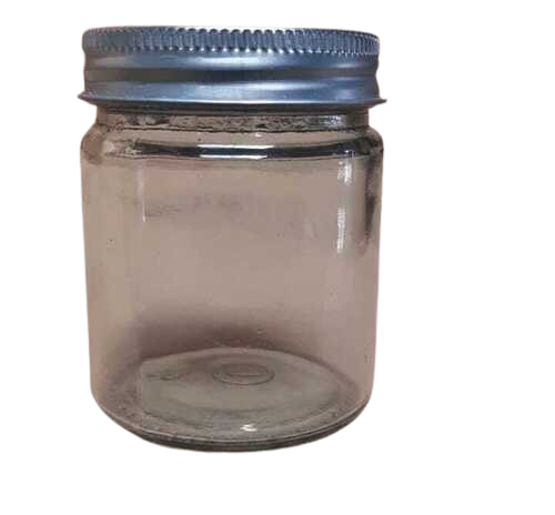 GLASS CONTAINER JAR WITH LID