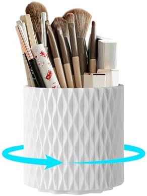 Rotatable Makeup Brushes Storage Box. (High Quality)