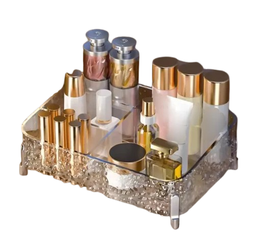 Glacier-print Desktop Makeup Organizer (Premium Quality)