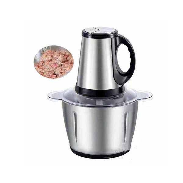 2L Meat grinder electric stainless steel automatic Large Capacity high-power cutting household Food Processor Chopper