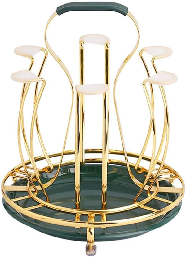 Golden Wrought Iron Drain Cup Holder (Premium Quality)