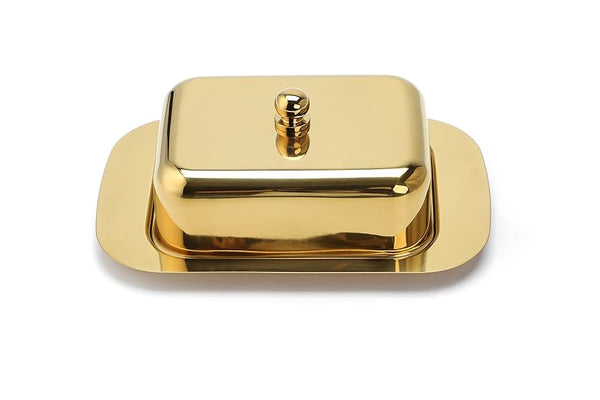 GOLDEN BUTTER DISH