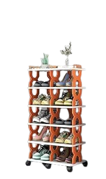 Moveable 5layer shoe rack
