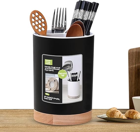 Tableware Storage Bucket, Utensil Holder (Premium Quality)