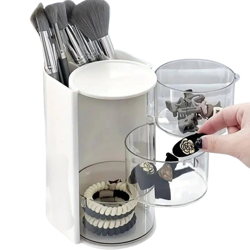 Rotating Makeup Organizer Dustproof Cosmetic Sorage Box (Premium Quality)