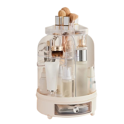 Rotating Dust Proof Cosmetics Organizer (Premium Quality)
