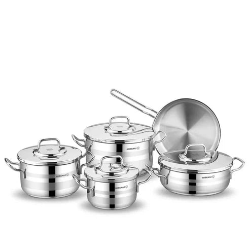 KORKMAZ Astra2 9 pcs Cookware Set