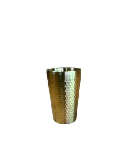 GOLDEN HAMMERED GLASS 1'S 350ML