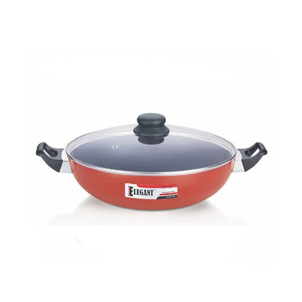 Elegant Prima Wok 32cm (G/Lid) 5c