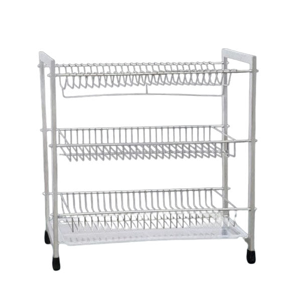 ELEGANT 3 Layer Plate Rack White