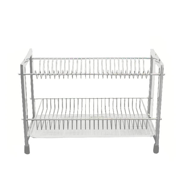 ELEGANT 2 Layer Plate Rack White