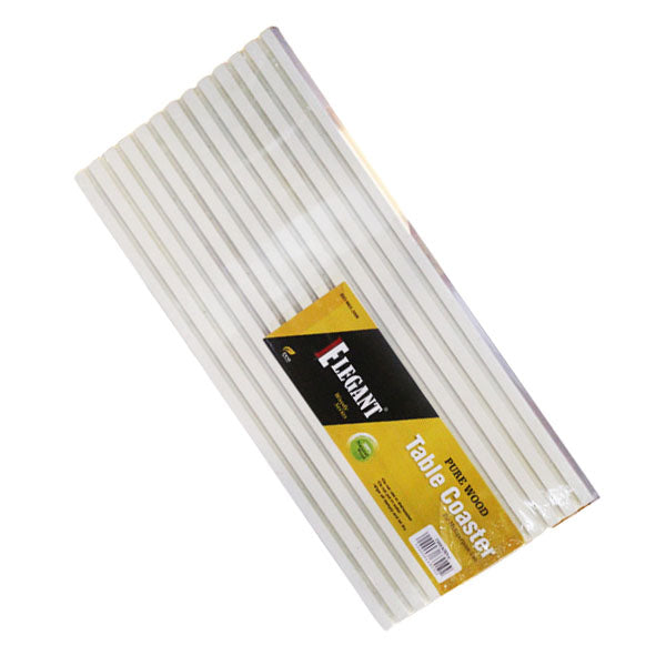Straight Serving Tray  White