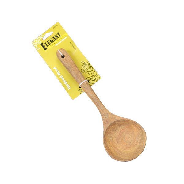 Elegant Round Shape Wooden Serving Spoon