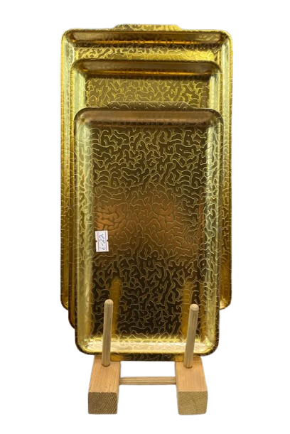 RECTANGLE TRAY WITH TEXTURE