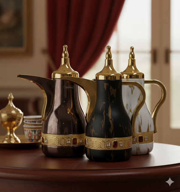 Shimizu Arabic-style thermos flask.