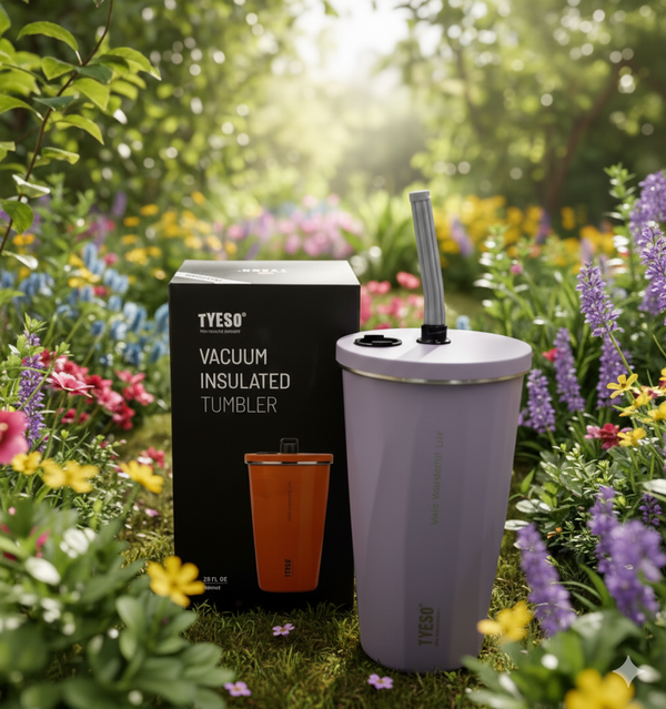 TYESO Vacuum Insulated Tumbler MUG  STAINLESS STEEL 600ML