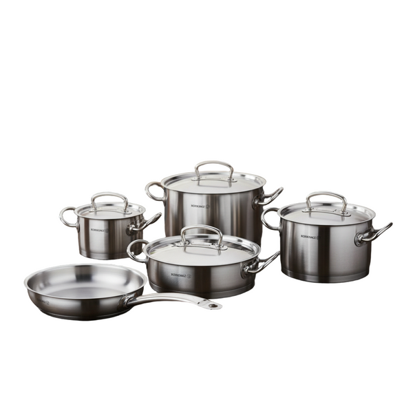 Korkmaz Proline 9 pcs. Cookware Set - Satin