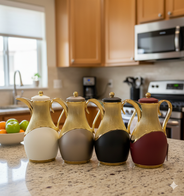 Premium  SHIMIZU Fancy Vaccum Flask Arabic Style