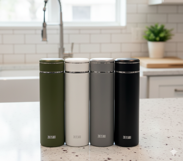 ZHENSHUI Portable Thermos Slim Flask STAINLESS STEEL 500ML