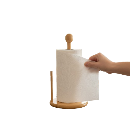 Bamboo Woden pepper tawel holder