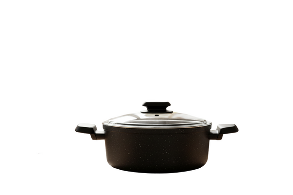 Korkmaz Ornella Alu. Low Casserole Pot  24x6,5 cm