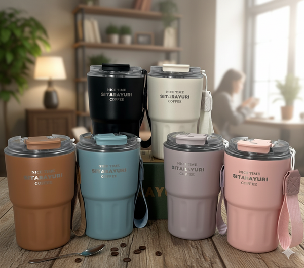 SITARAYURI STAINLESS STEEL COFFEE MUG 360ML