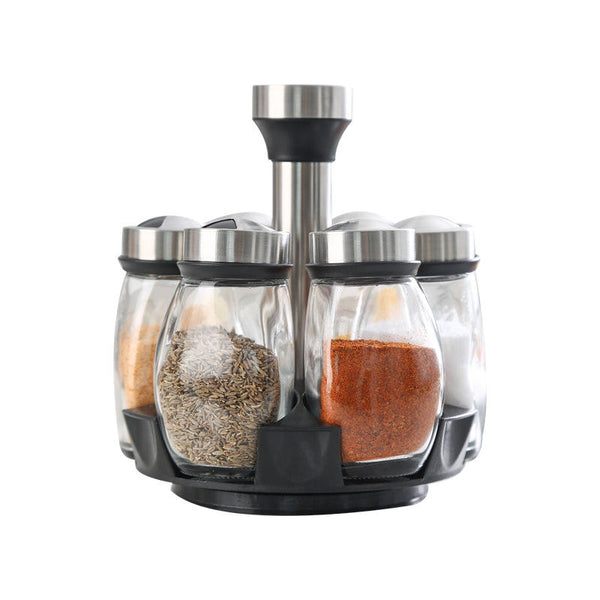 Multi-functional Rotating Seasoning 6 Pcs Set (Premium Quality)