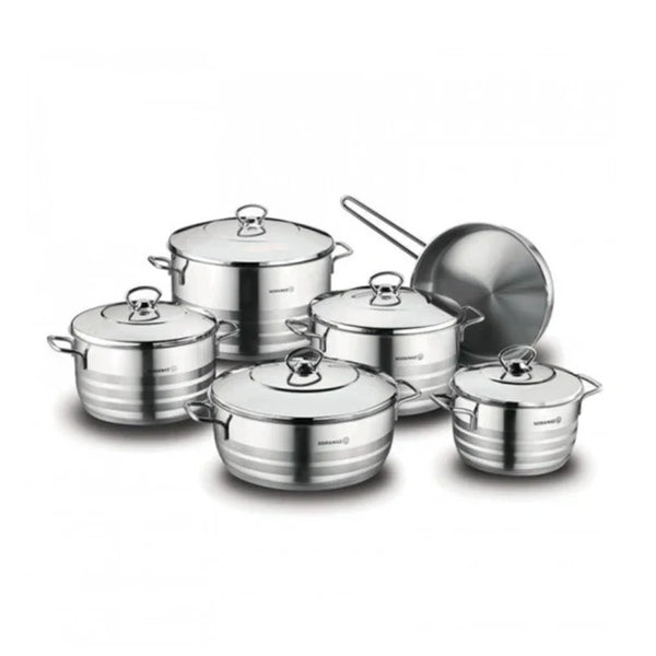 KORKMAZ Astra XL 11 Pcs. Cookware Set