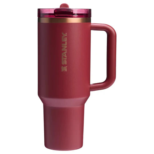 THE QUENCHER PRO TOUR FLIP STRAW TUMBLER | 40 OZ Gilded Pomegranate