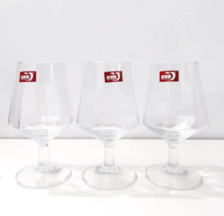 Lining Clear Wine Glasses 6 pcs Set
