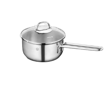 KORKMAZ Perla Saucepan with lid 16x8 cm