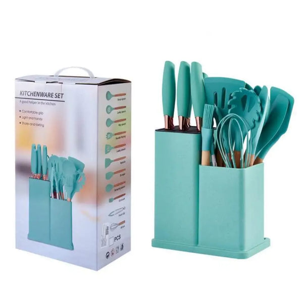 19 Pcs Silicone Kitchenware Set