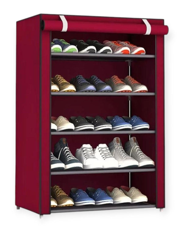 5 Layers Non Woven Fabric Dustproof Shoe Cabinet