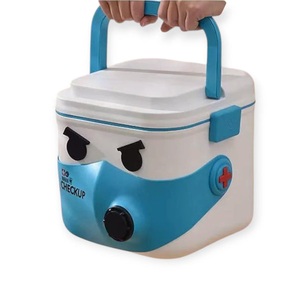 Creative Cartoon Large Capacity Family Medicine Box Portable Multi-functional Medicine Storage Box (Premium Quality)