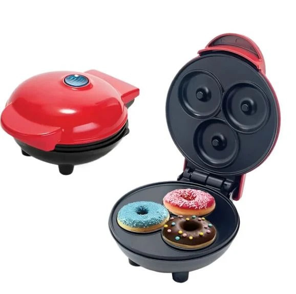 Electric Mini Donut Maker Machine With Double-Sided Heating And Non-Stick Coating (Premium Quality)