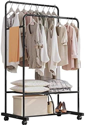 Double Pole Metal Cloth Stand (Premium Quality)