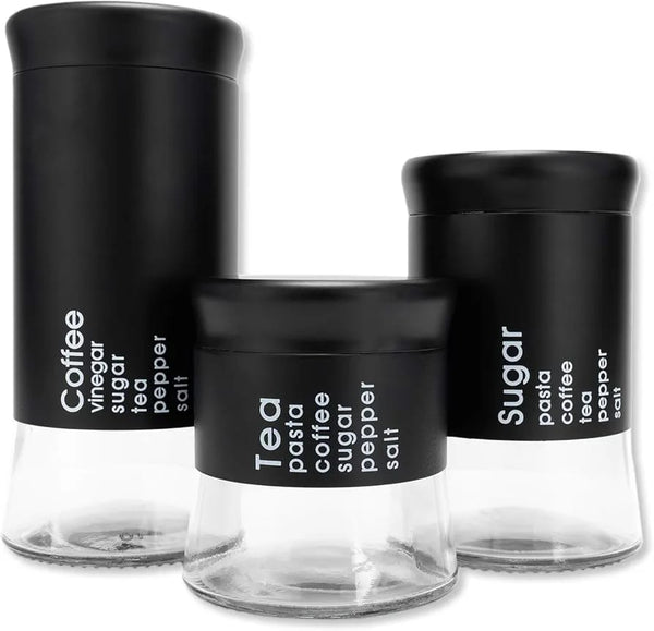 Multifunctional 3 Pcs Spice Jars Set (Premium Quality)