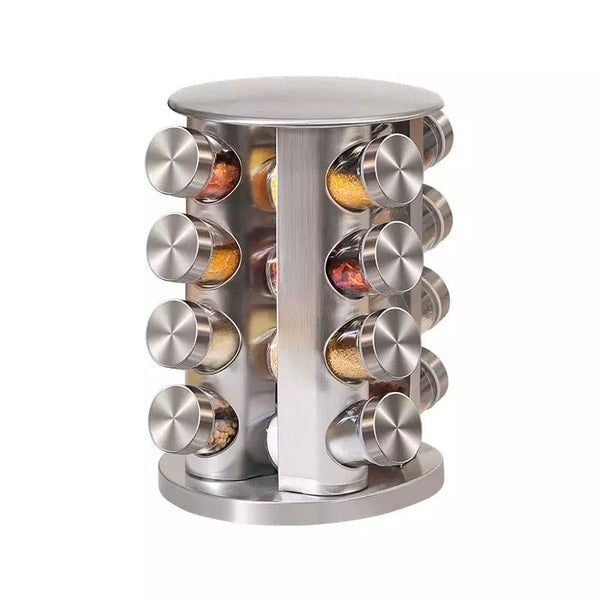 Rotatable Seasoning Rack 16pcs Set (Premium Quality)