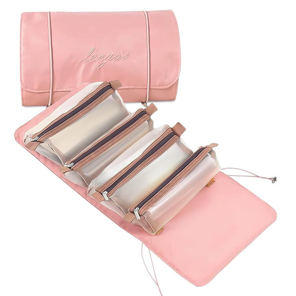 Multipurpose Foldable Hanging Cosmetic Storage Toiletry Bag (Premium Quality)