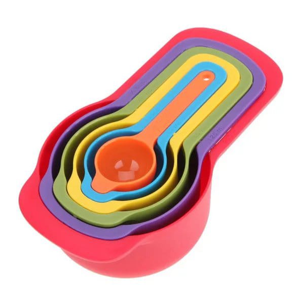 6 Pcs Color Measuring Cup Set (Premium Quality)