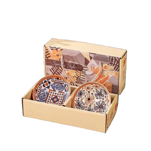Japanese style ceramic bowl Set 2Pcs