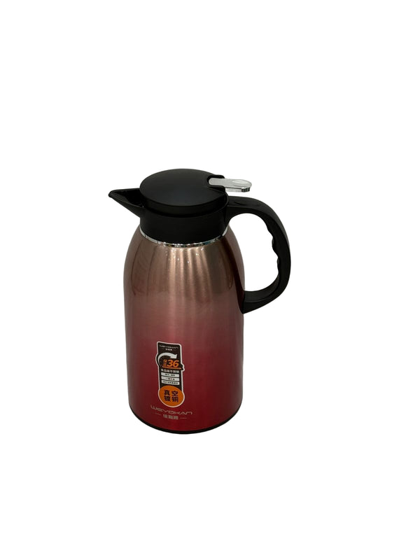 2.2 L  Stainless Steel Flask Vacuum Insulated Thermal Carafe (Red Black)