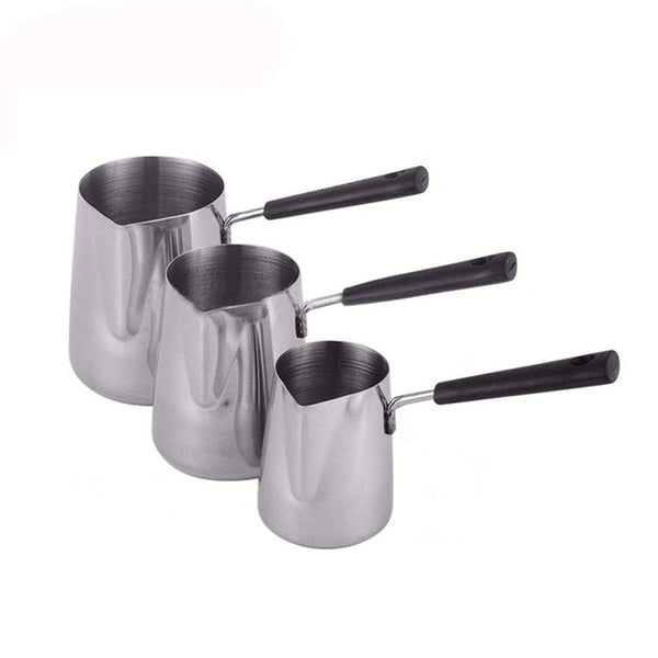 Stainless steel tea & coffee pot.