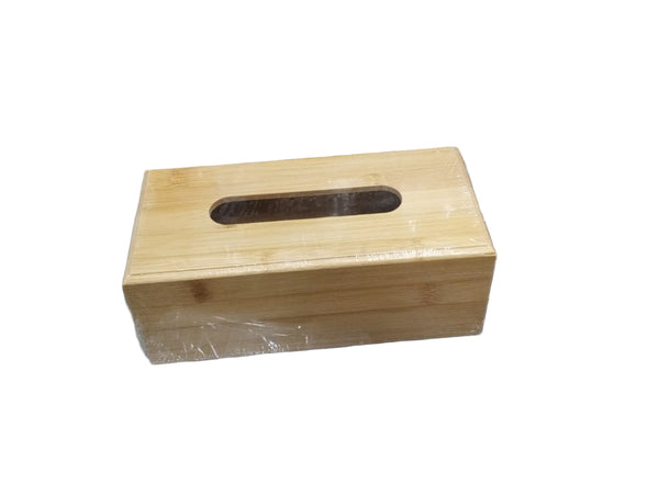 Natural Bamboo Tissue Box
