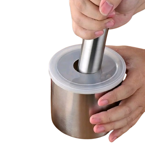 Premium 304 Stainless Steel Garlic Press & Pill Crusher (Premium Quality)