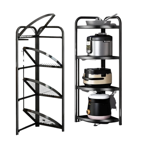 Multipurpose Foldable Corner Shelf With Tripod Base (Premium Quality)