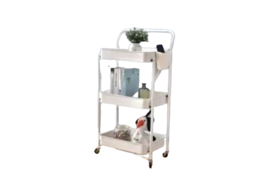 Multi-functional 3 Tier Storage Rolling Cart (Premium Quality)